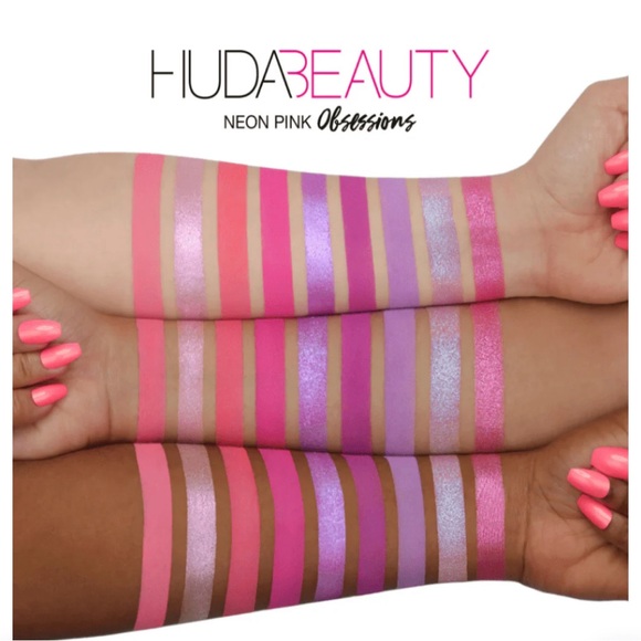 Huda Beauty Neon Pink Obsessions Eyeshadow Palette - Picture 2 of 4